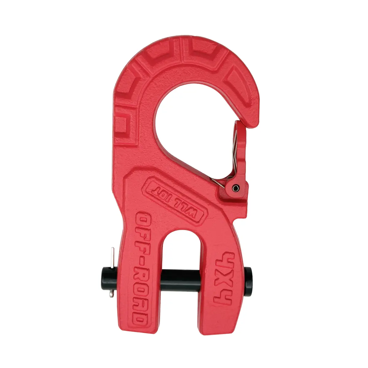 Seguler 3/8" Forged Steel Winch Hook 44,000 Lbs Max Strength With Safety Latch 1