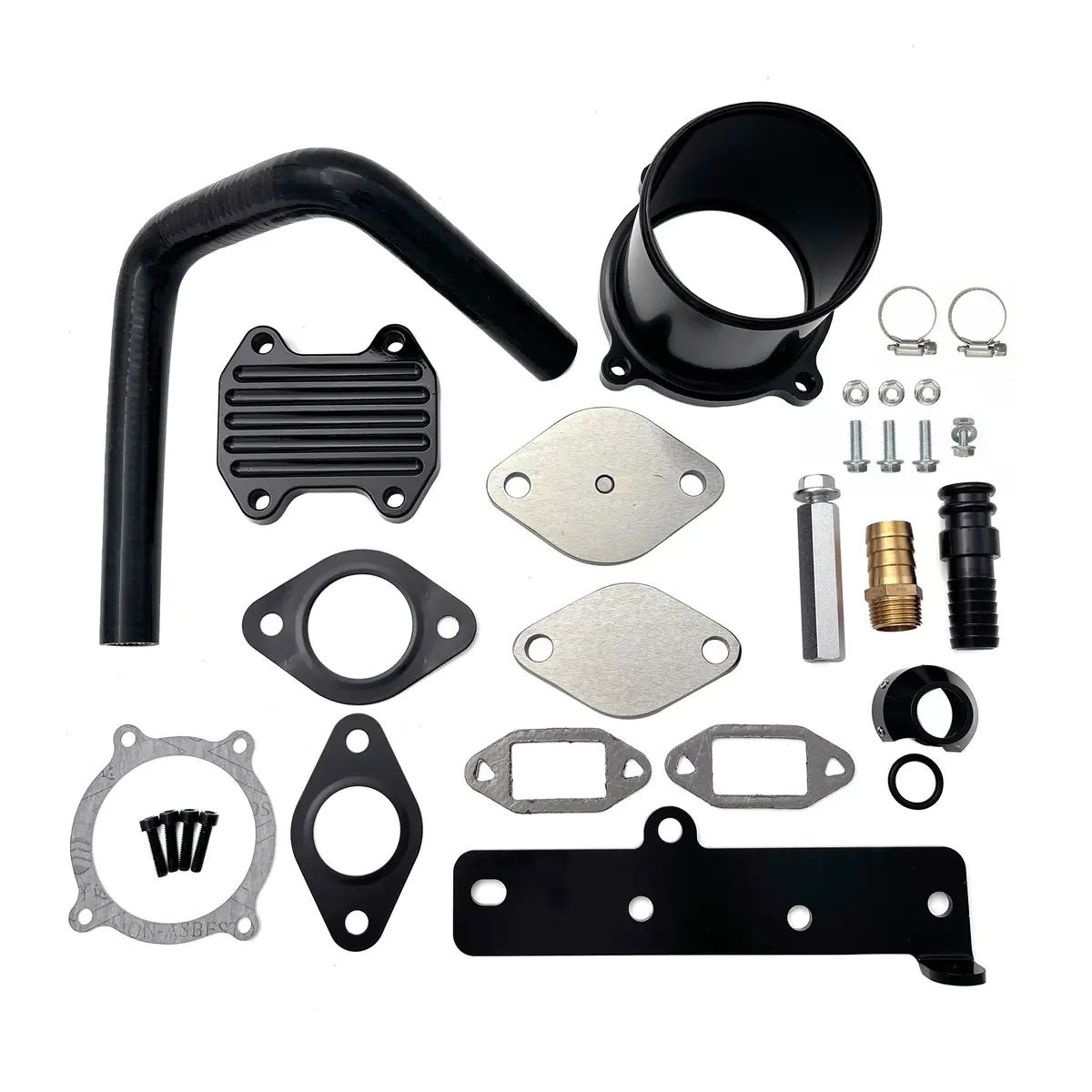 For 2013-2018 6.7L Dodge Ram Cummins Diesel Egr Plate Cooler & Throttle Valve Delete Kit 1