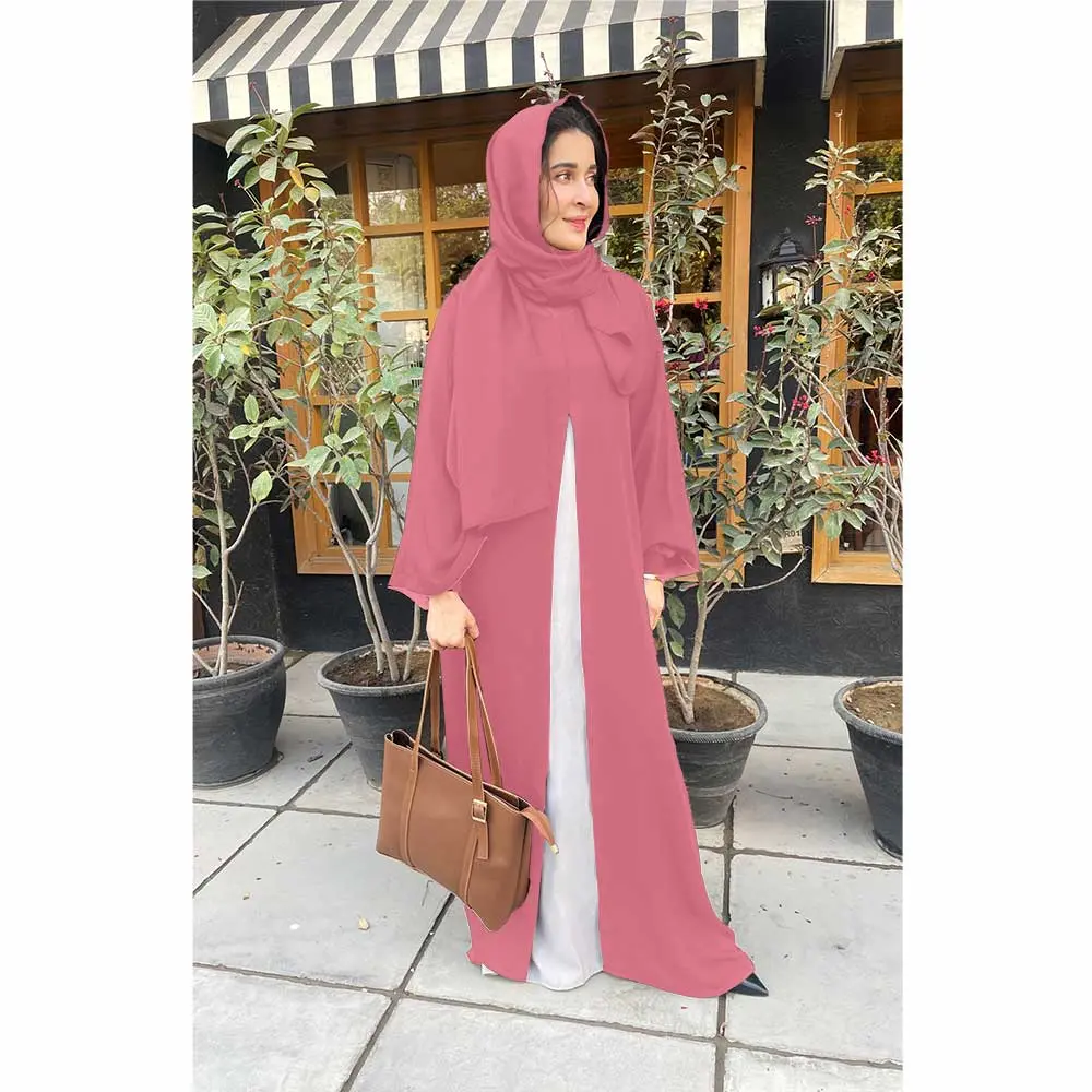 Pink Abaya (008) 1