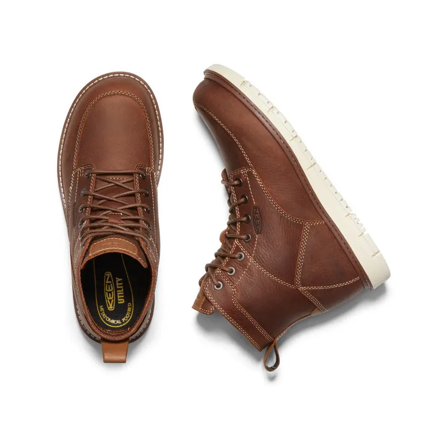 Men's San Jose 6" Boot (Soft Toe) | Gingerbread/Off White 4
