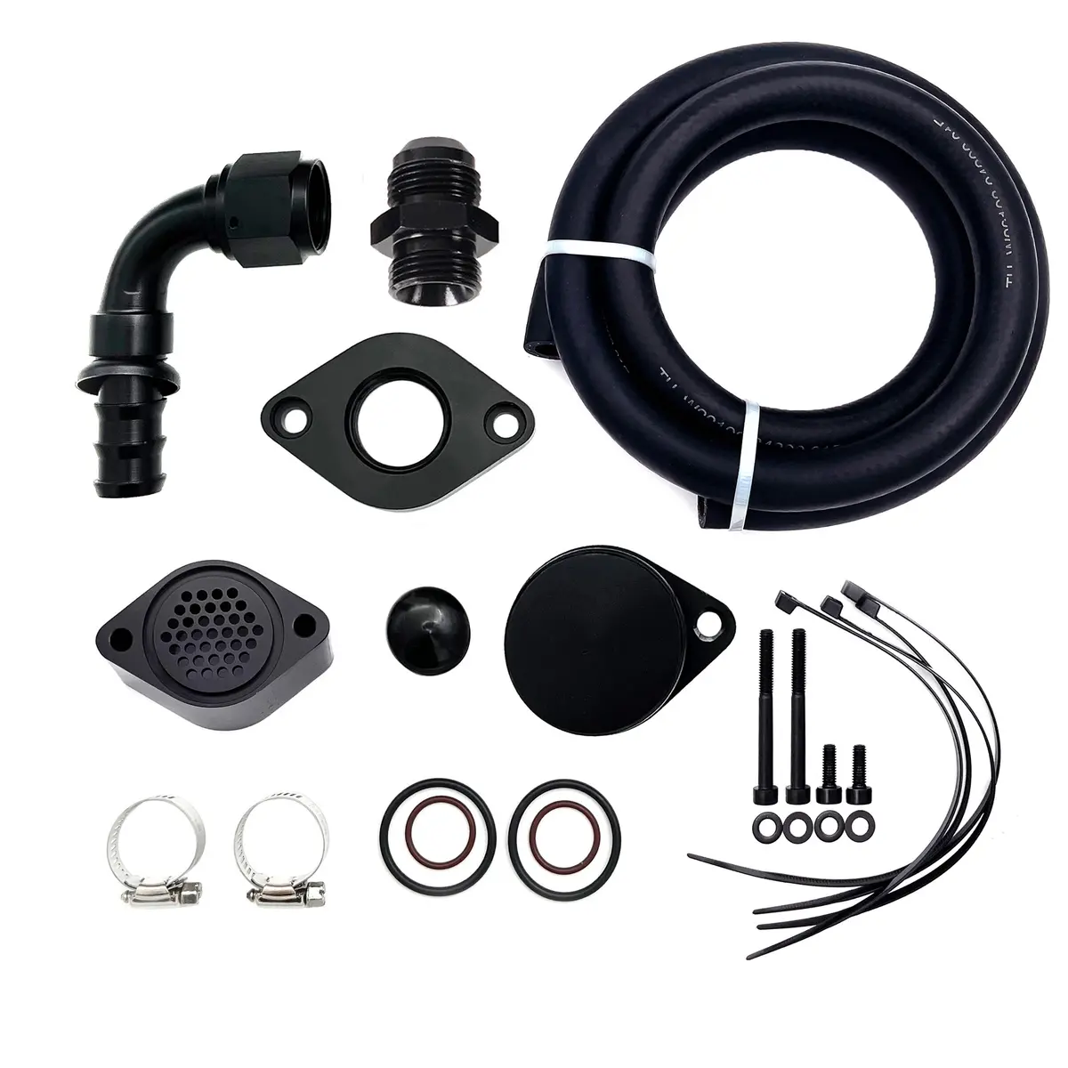 Seguler 2011-2023 6.7L Ford Powerstroke Ccv Pcv Reroute Engine Ventilation Kit 1