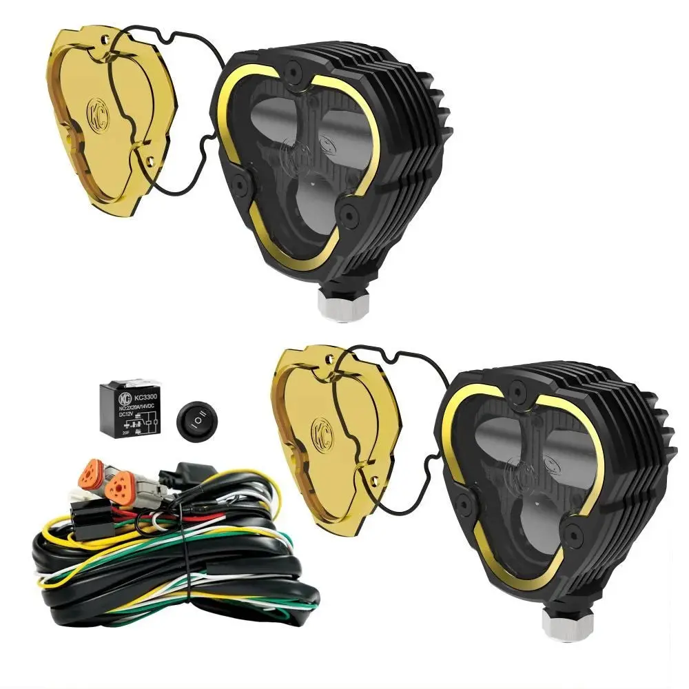 Flex Era® 3 Dual Mode Sae Fog Led Light Pods - 2-Light Master Kit 1