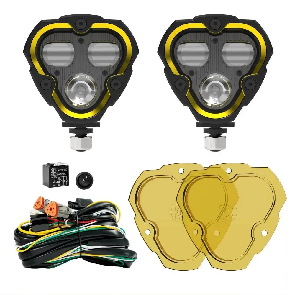 Flex Era® 3 Dual Mode Sae Fog Led Light Pods - 2-Light Master Kit 2