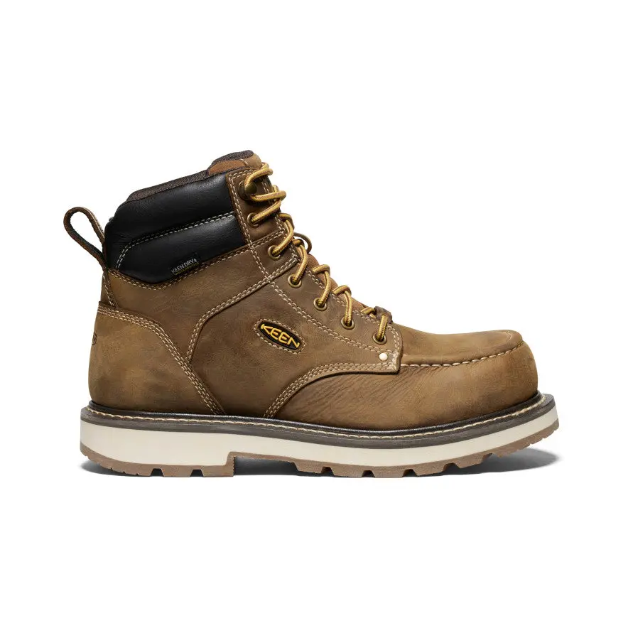Men's Cincinnati 6" Waterproof 90° Heel Boot (Carbon Toe) | Belgian/Sandshell 1