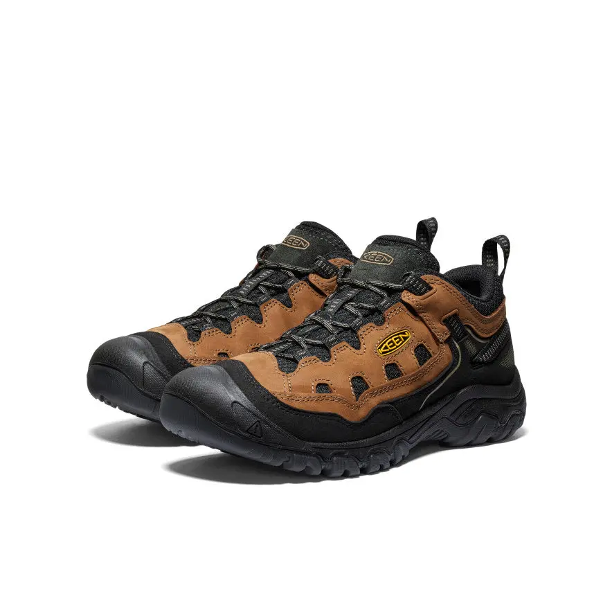 Men's Targhee Iv Vented Hiking Shoe | Bison/Golden Yellow 2