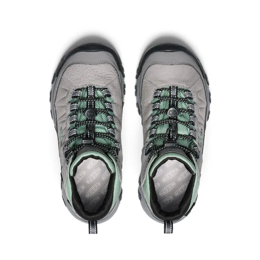 Big Kids' Targhee Iv Waterproof Hiking Boot | Alloy/Granite Green 4