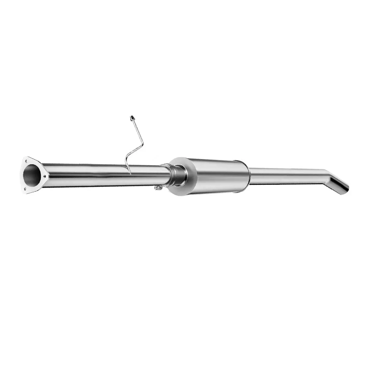 Mud&Guts 4" Dpf Delete Race Pipe For 2013-2018 6.7L Cummins Ram 2500/3500 (With Muffler) 2