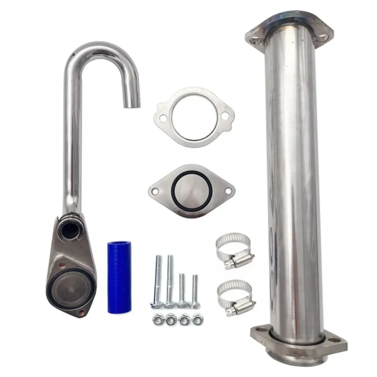Egr Bypass And Valve Delete Kit For 6.0L Powerstroke 2003-2010 Ford F250 F350 F450 F550 1