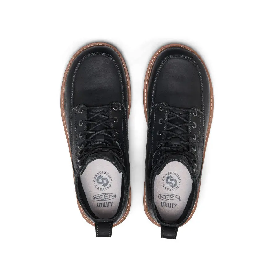 Men's San Jose 6" Boot (Aluminum Toe) | Black/Caramel Cafe 4