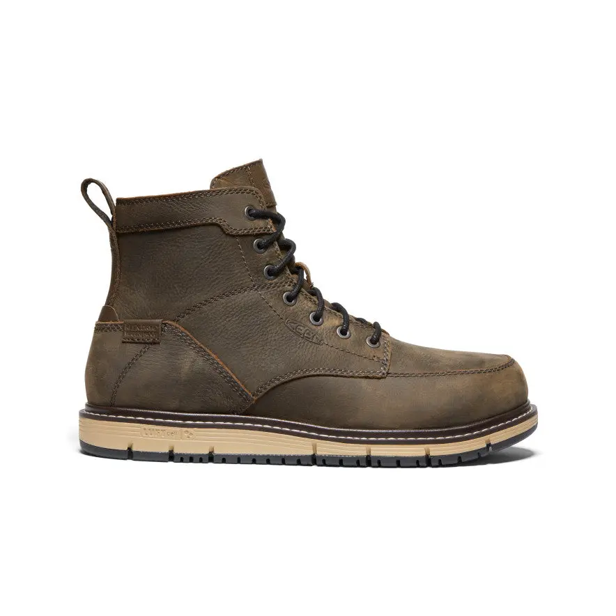 Men's San Jose 6" Waterproof Boot (Aluminum Toe)  |  Cascade Brown/Black 1