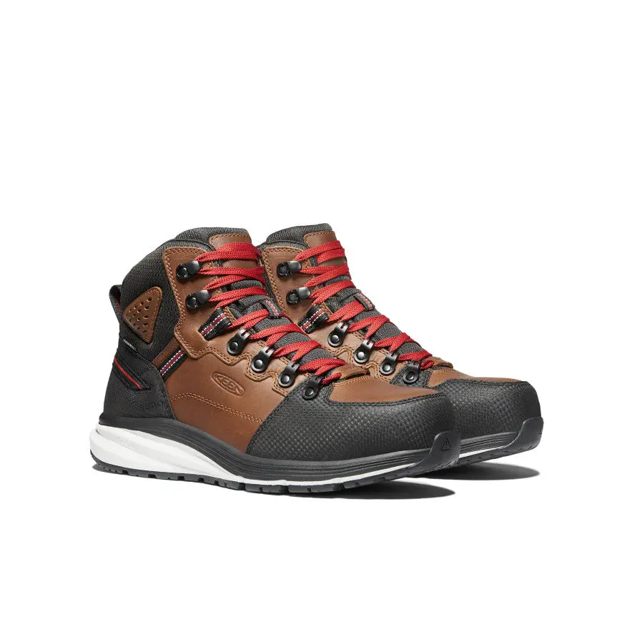 Men's Red Hook Waterproof Boot (Carbon Toe) | Tobacco/Black 2