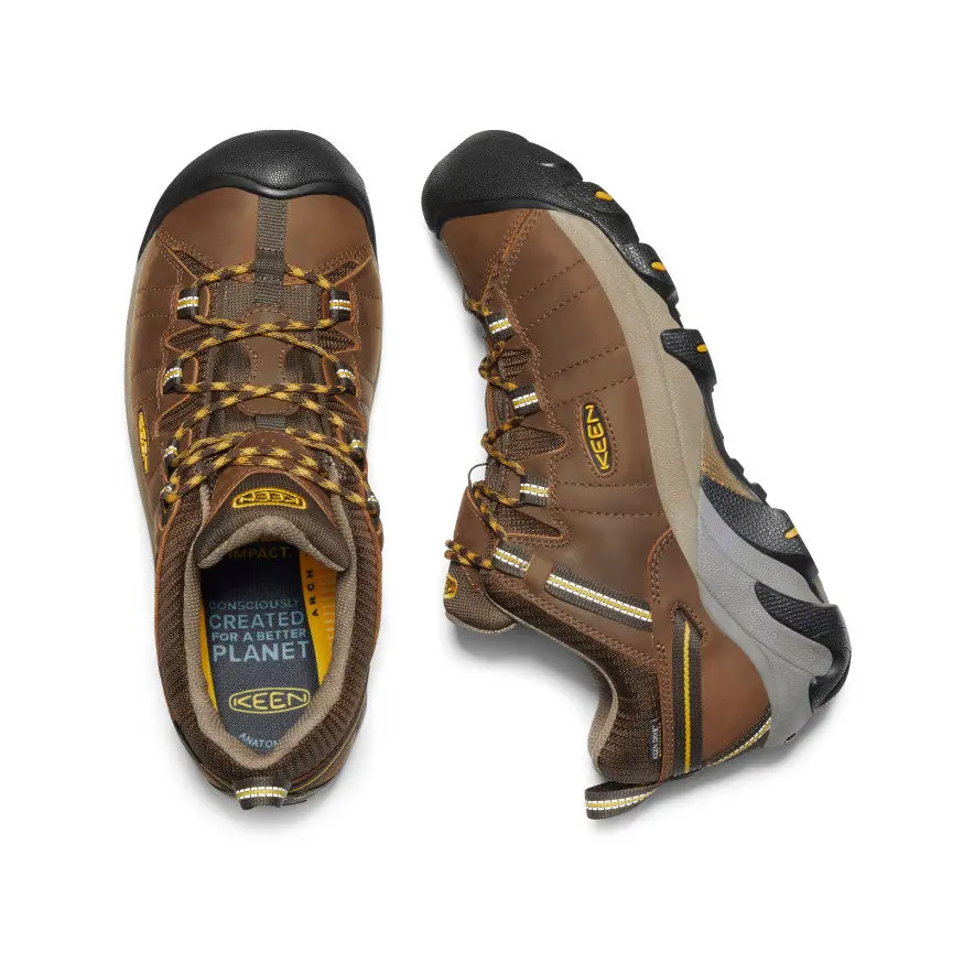 Men's Targhee Ii Waterproof Wide | Cascade Brown/Golden Yellow 4
