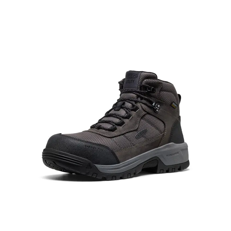 Men's Skokie Waterproof Work Boot (Carbon Toe) | Magnet/Black 3