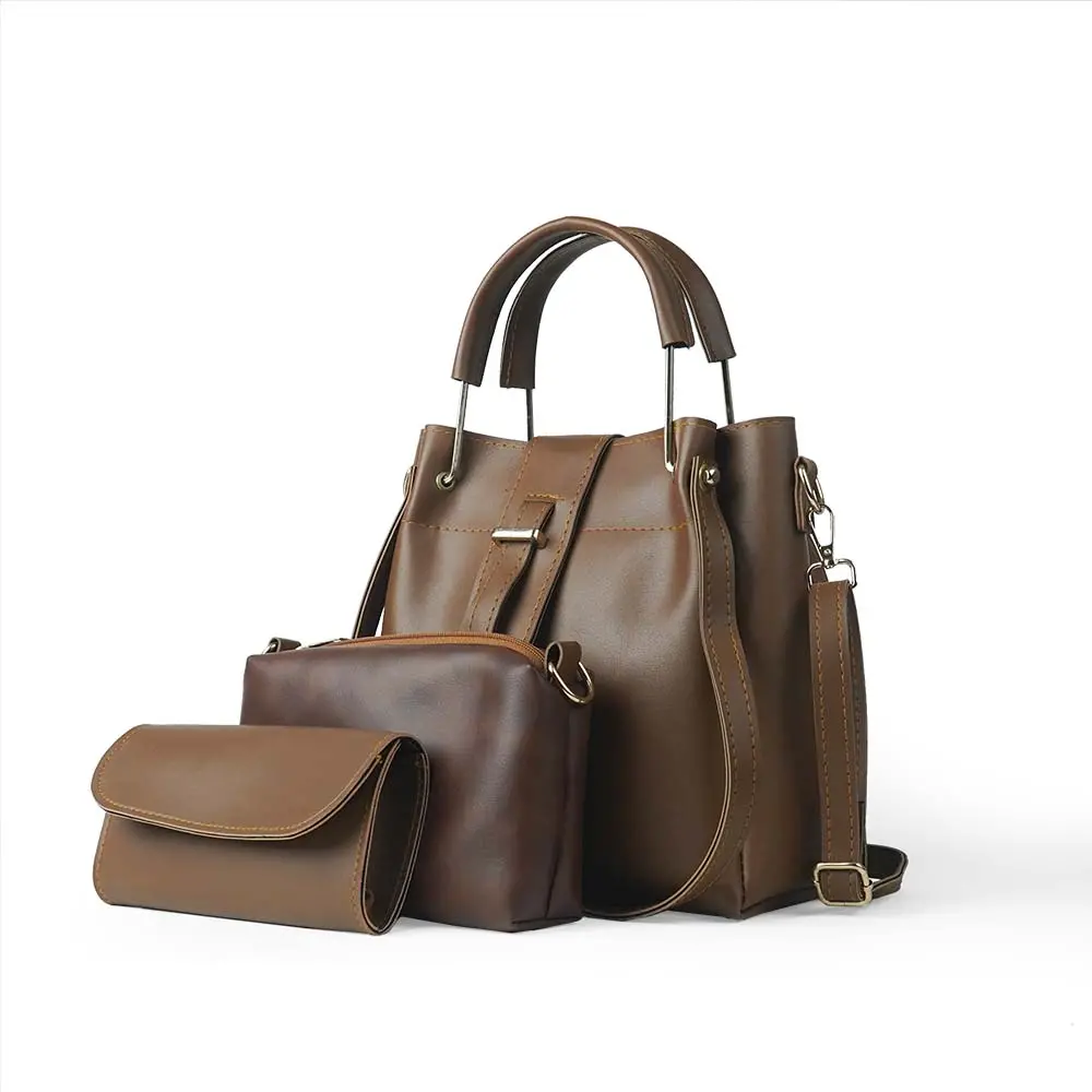 Emerald Set Of 3 Bag Brown 1