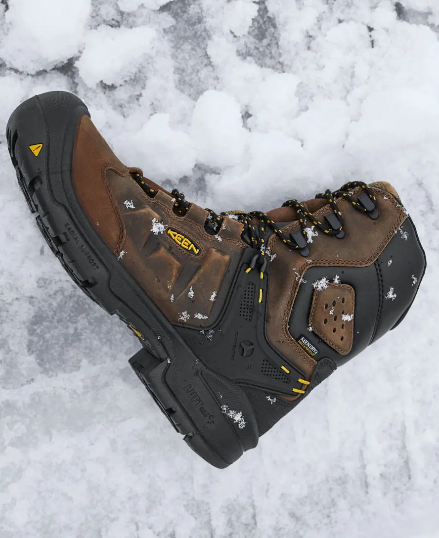Men's Dover 8" Waterproof Boot (Carbon Toe) | Dark Earth/Black 7