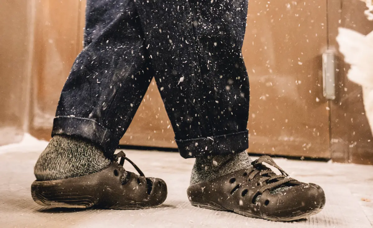 All Gender Yogeez Clog X Pilgrim Surf + Supply | Chocolate Brown/Whisper White 8