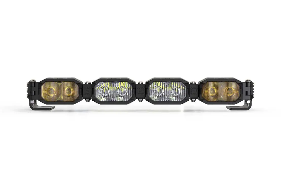 Morimoto 2Banger Bars: (4-12 Pod / 16"- 47") (Hxb Power - Mixed White/Yellow) 1