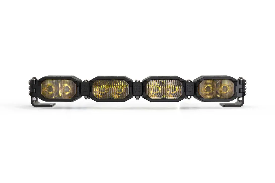 Morimoto 2Banger Bars: (4-12 Pod / 16"- 47") (Ncs Power - Yellow) 1