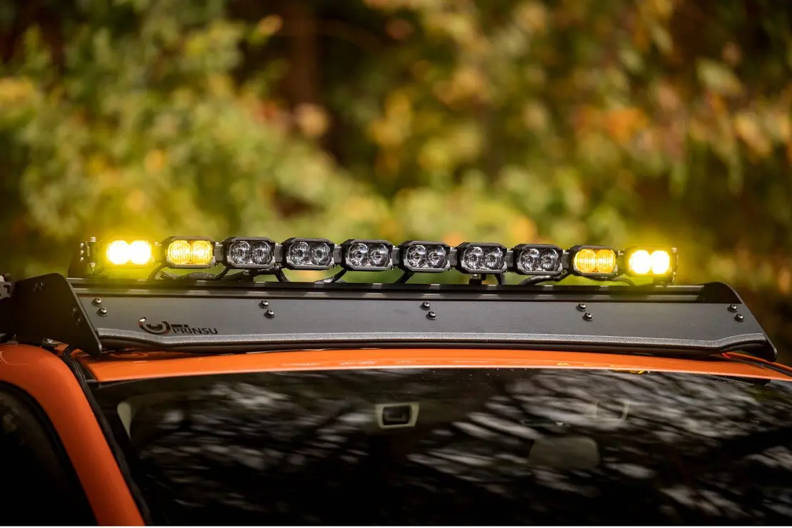 Morimoto 2Banger Bars: (4-12 Pod / 16"- 47") (Hxb Power - Yellow) 3
