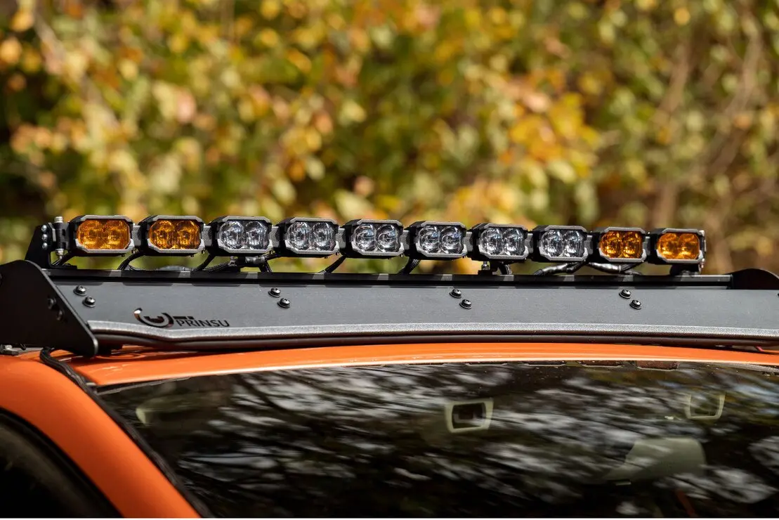 Morimoto 2Banger Bars: (4-12 Pod / 16"- 47") (Hxb Power - Yellow) 2