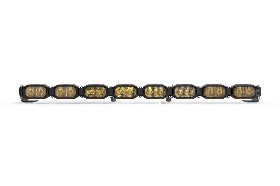 Morimoto 2Banger Bars: (4-12 Pod / 16"- 47") (Hxb Power - Yellow) 3