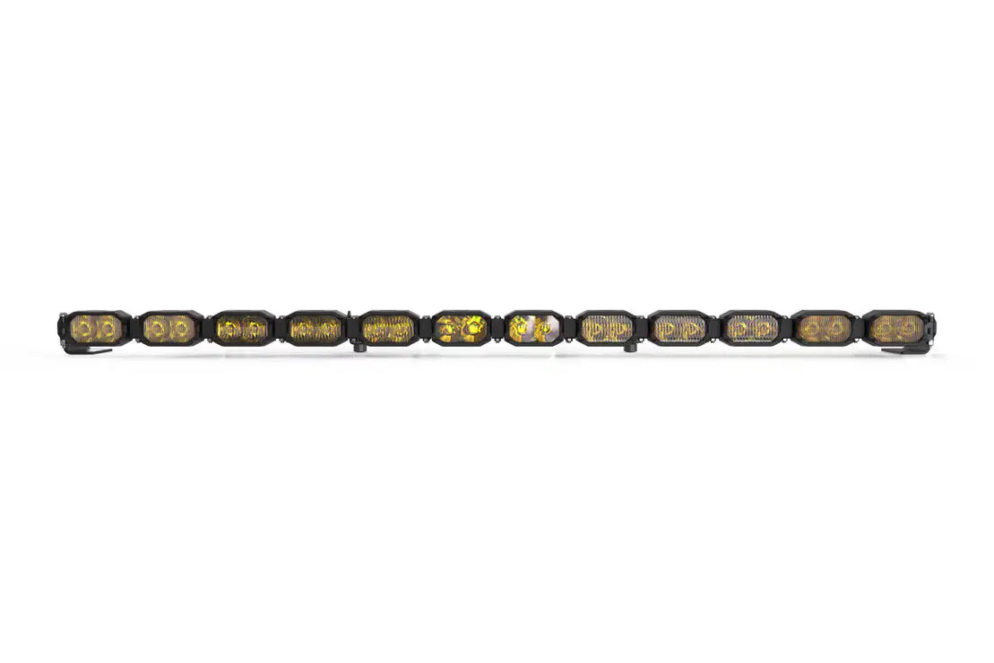 Morimoto 2Banger Bars: (4-12 Pod / 16"- 47") (Hxb Power - Yellow) 5