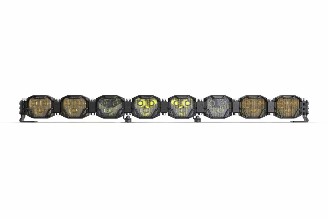 Morimoto 4Banger Bars: (4-12 Pod / 16.5"- 48.5") (Ncs Power - Mixed Yellow/White) 3