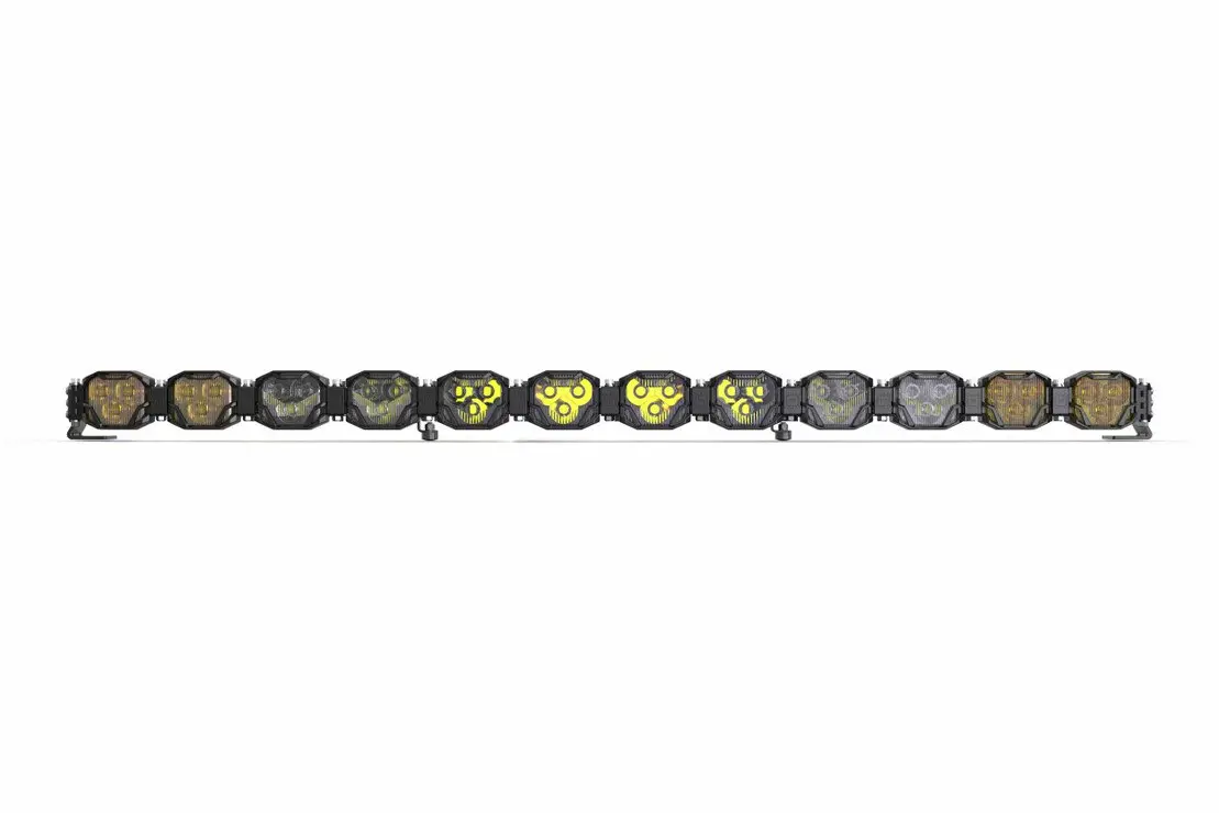 Morimoto 4Banger Bars: (4-12 Pod / 16.5"- 48.5") (Ncs Power - Mixed Yellow/White) 5
