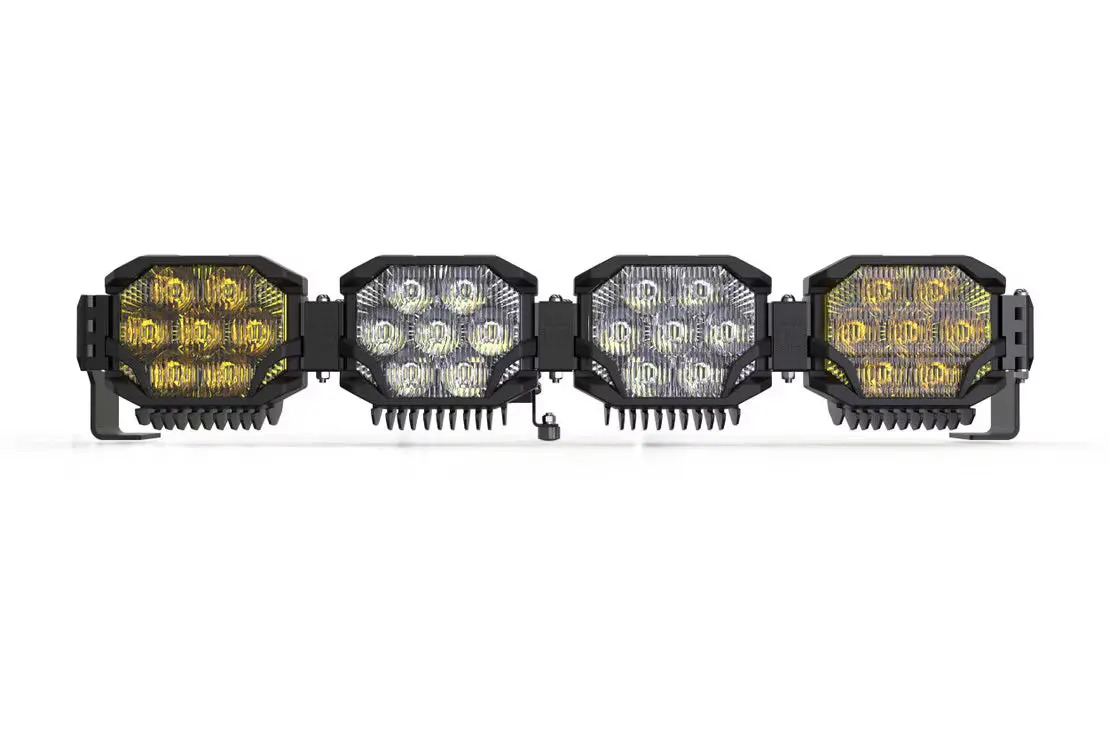 Morimoto Bigbanger Bars: (4-7 Pod / 29"- 50.5") (Ncs Power - Mixed White/Yellow) 1