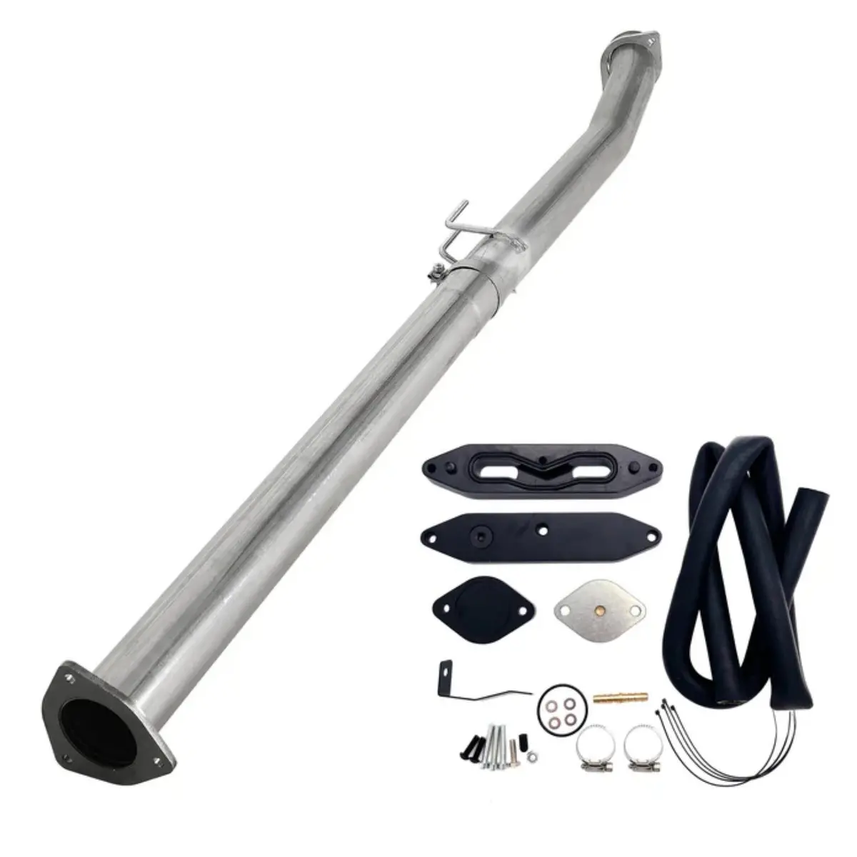 4" Cat & Dpf Delete Pipe Exhaust & Egr Cooler Delete Kit For 2011-2017 6.7L Powerstroke Ford F250 F350 1