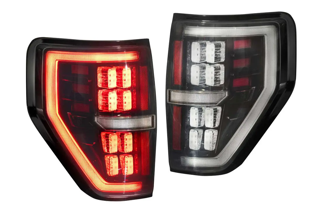 Morimoto Xb Led Tail Lights - Ford F-150 And Gen 1 Raptor (09-14): Red Lf720 & Smoked Lf721 1