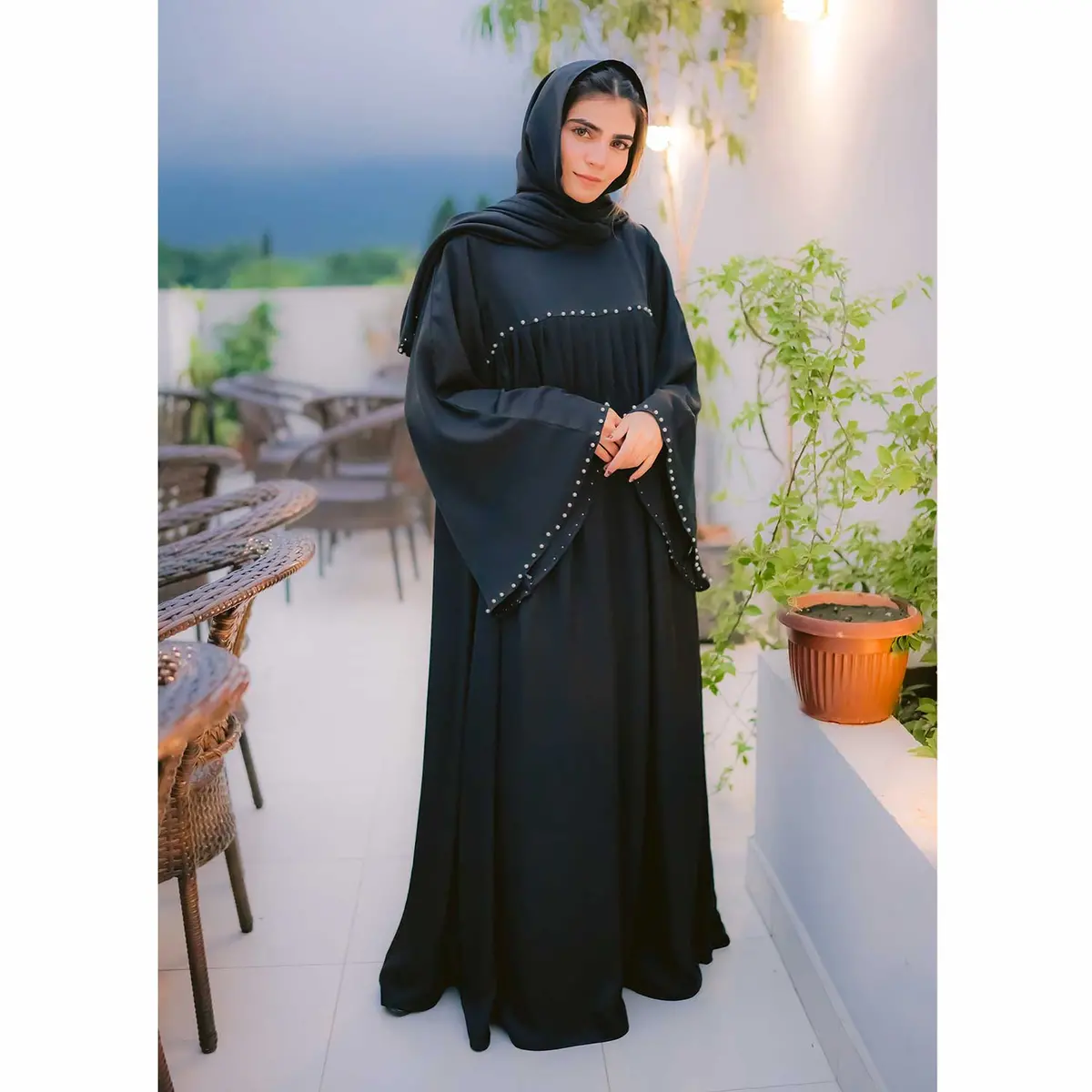Black Abaya (001) 1