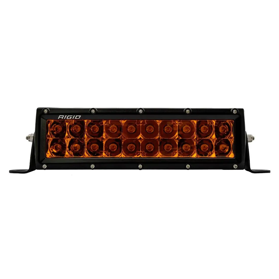 Rigid E-Series 10 Inch Spot With Amber Pro Lens 1