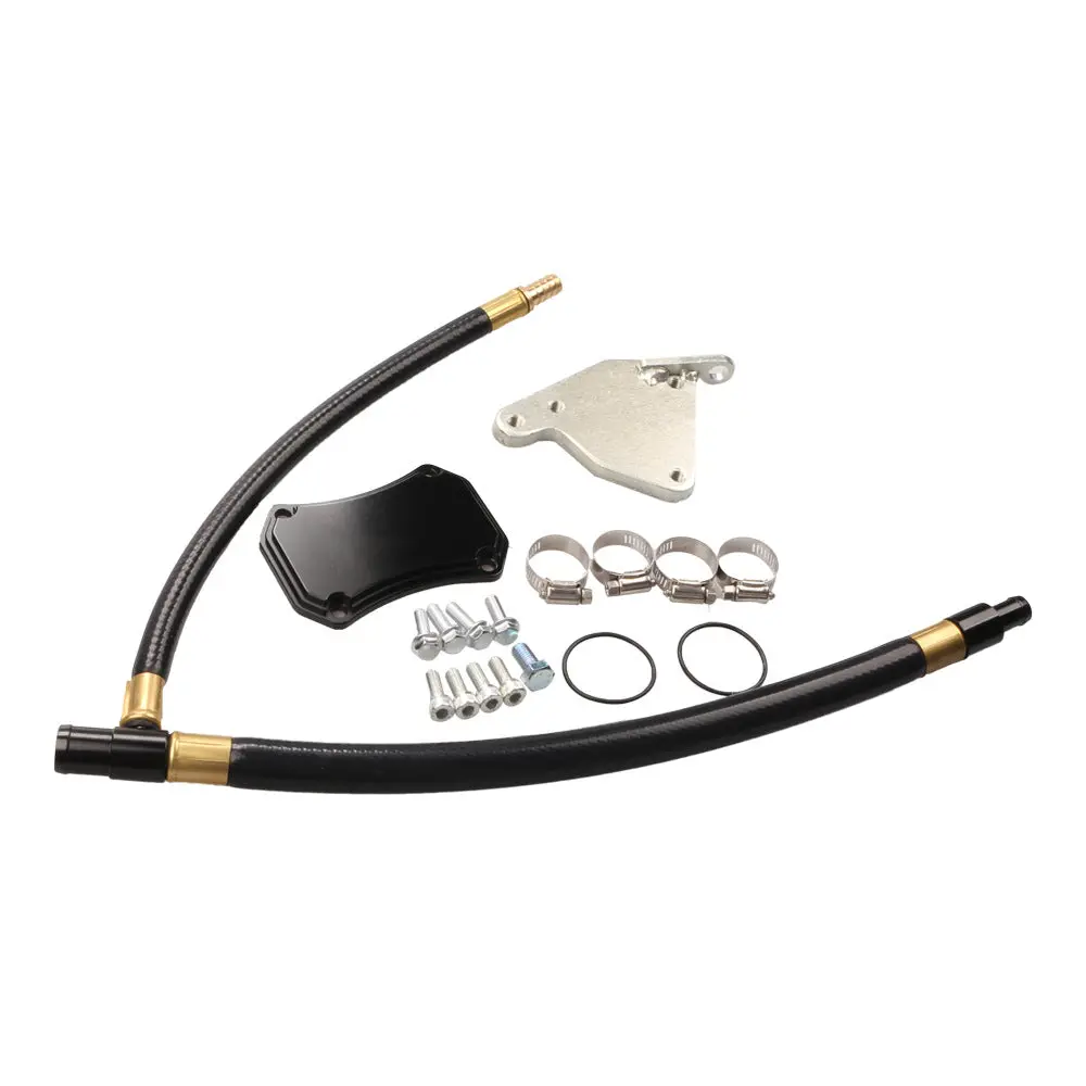 Egr Valve Cooler Delete Kit Fits For Chevy Silverado Gmc Sierra 2500 3500 Hd Lml V8 6.6 Duramax 2011-2015 1