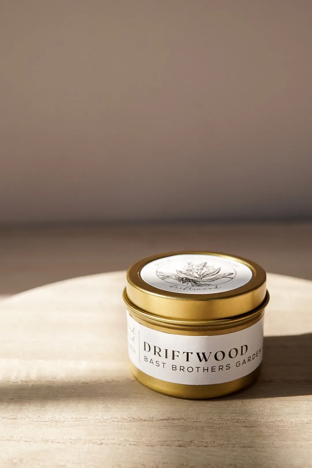 02 Ounce Driftwood Tin Candle 1