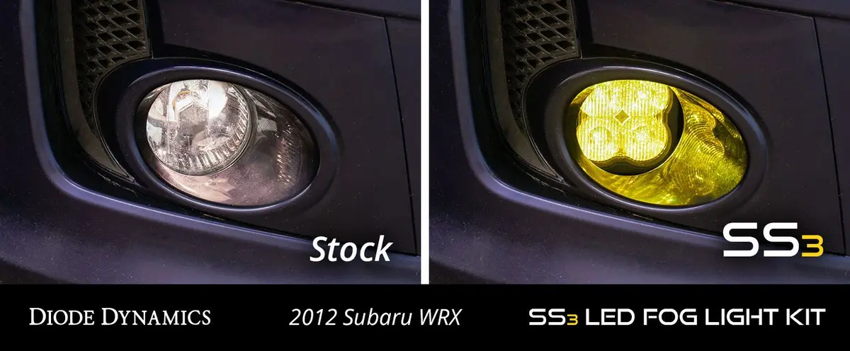Ss3 Led Fog Light Kit For 2011-2014 Subaru Wrx/Sti (W/ Amber Backlights) 6