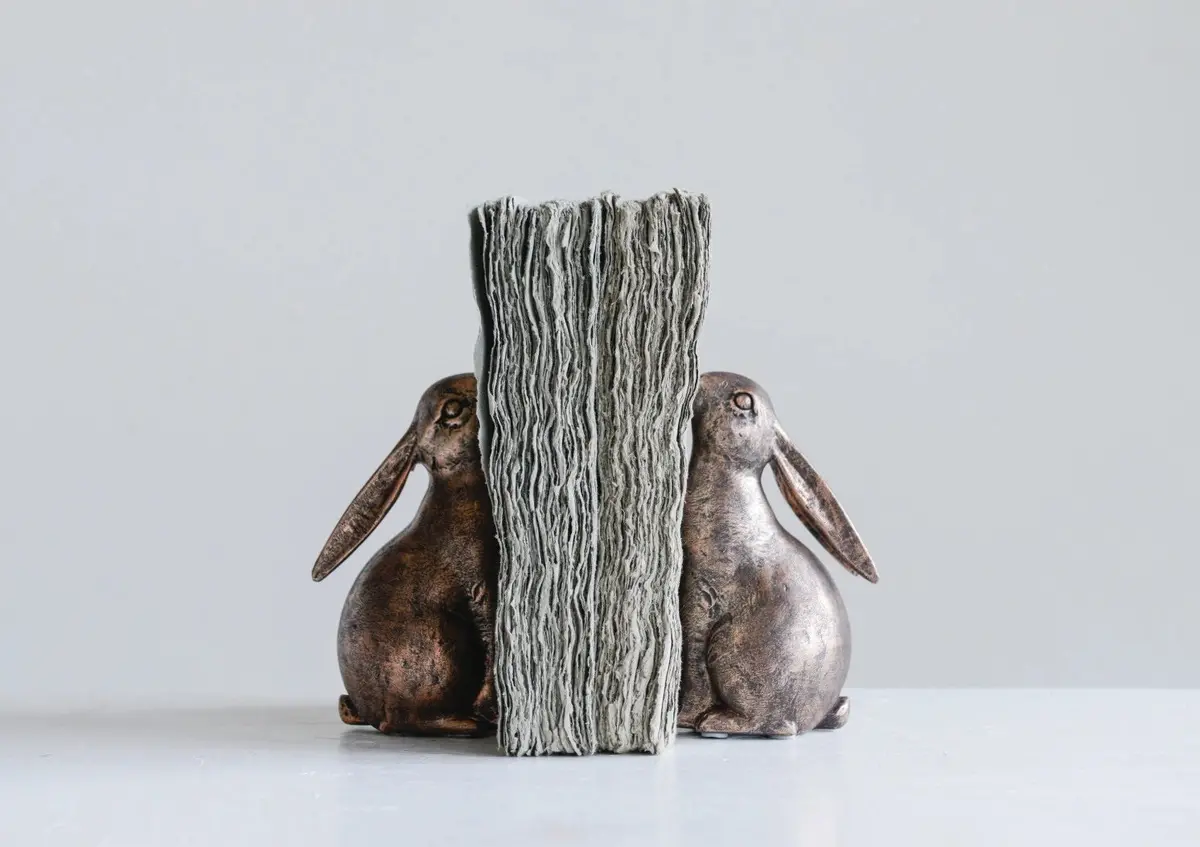 Bunny Bookends, Set Of 2 1