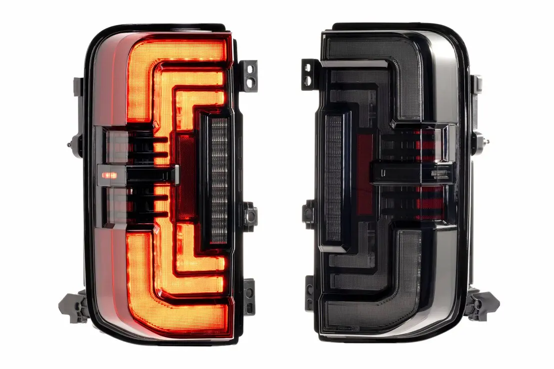 Morimoto Ford Bronco (2021+) Xb Led Low Profile Tail Lights - Smoked Lf750 / Red Lf751 1