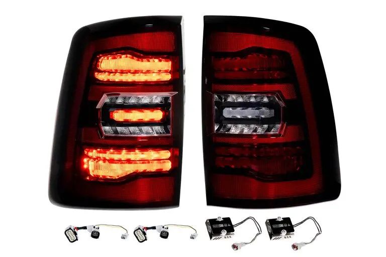 Ram Hd (2019+) Xb Led Tail Lights (Red Or Smoked) 1