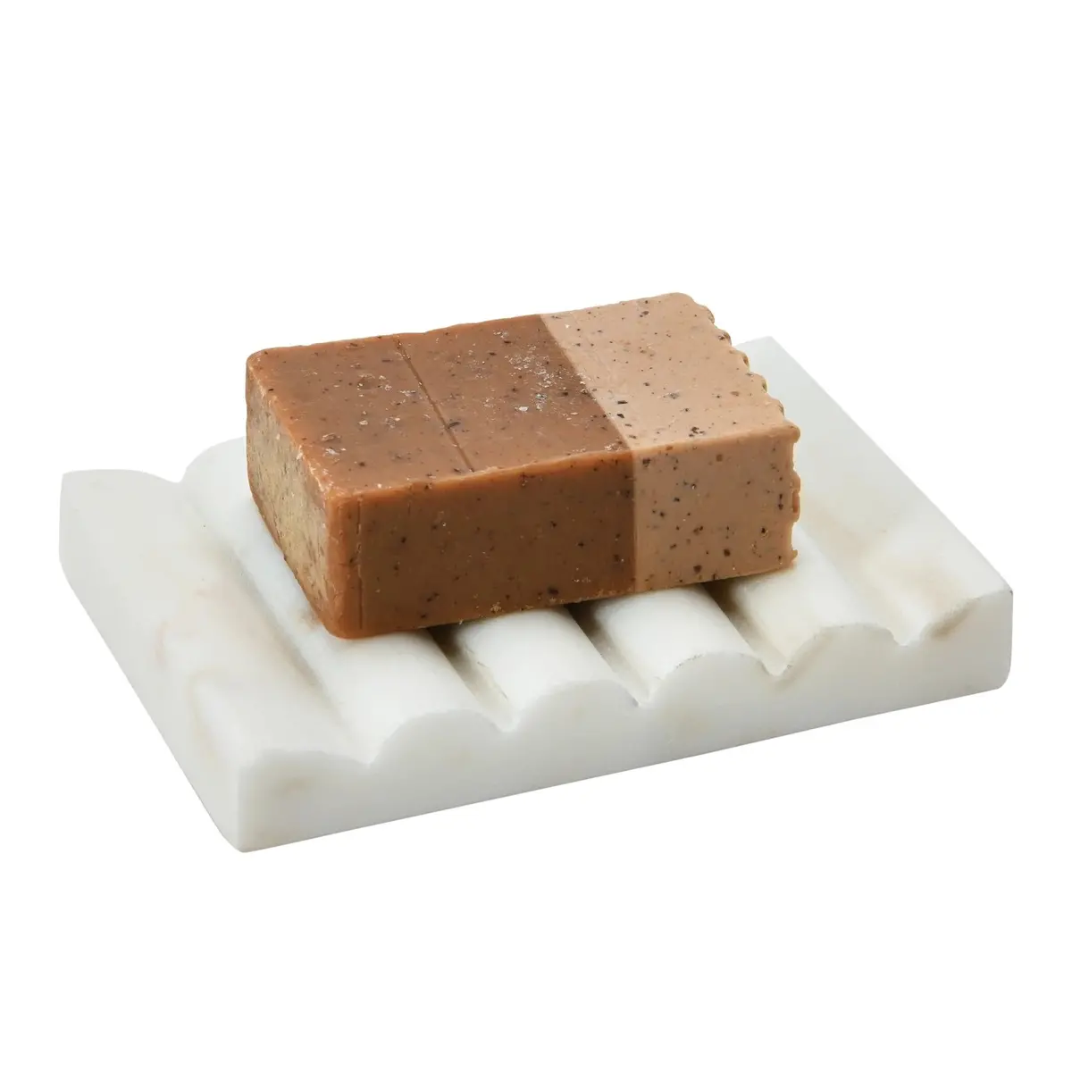 Marble Soap Dish, White 2
