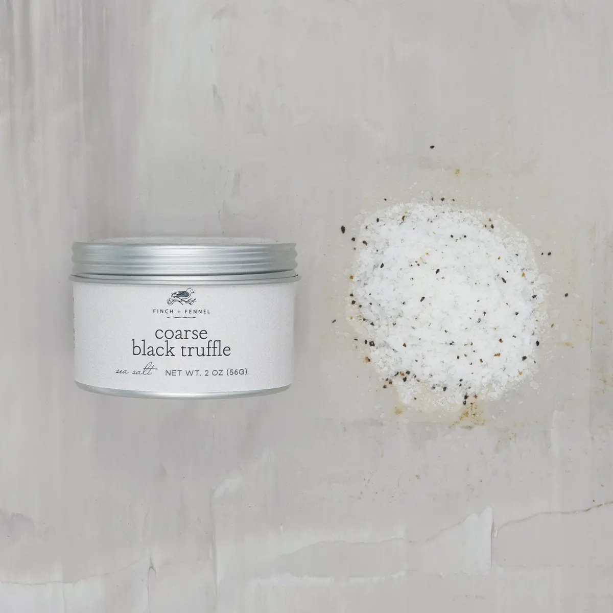 Coarse Black Truffle Salt, 6Oz 1
