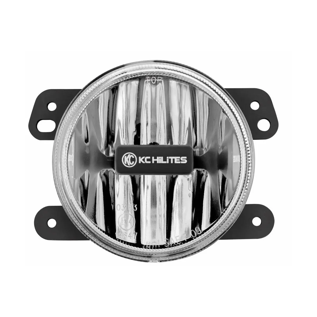 Kc Hilites 4" Gravity® Led G4 - Single Light - Sae/Ece - 10W Fog Beam - For 07-09 Jeep Jk # 1494 1
