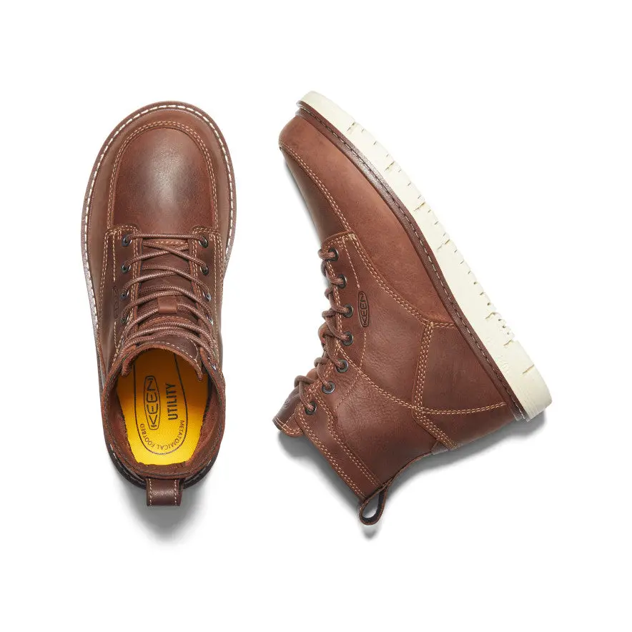 Women's San Jose 6" Boot (Soft Toe) | Gingerbread/Off White 4