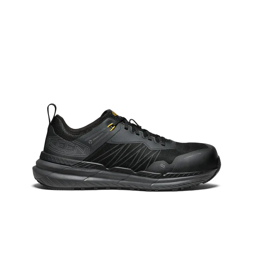 Men's Speedworks Work Sneaker (Carbon Toe)  |  Black/Steel Grey 1