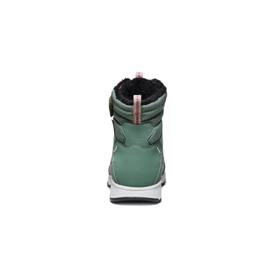 Big Kids' Skua Waterproof Winter Boot | Dark Forest/Rose Elegance 5