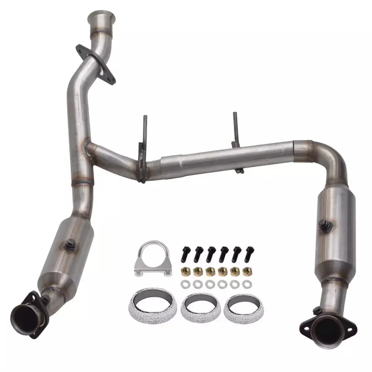 Y Pipe Exhaust Catalytic Converter Set Epa Both Sides For 2011-2014 Ford F150 5.0L V8 1
