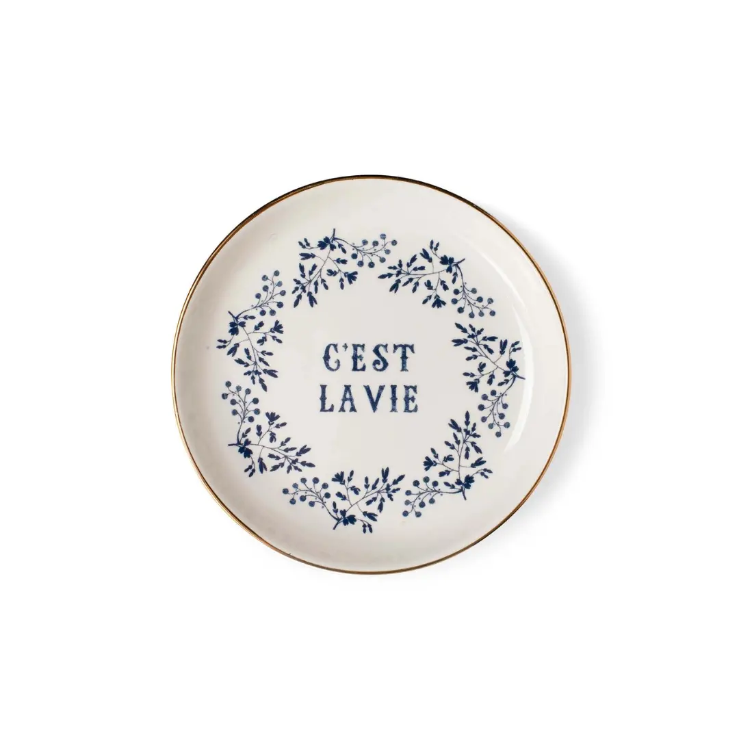 Cest La Vie Memento Small Round Tray 1