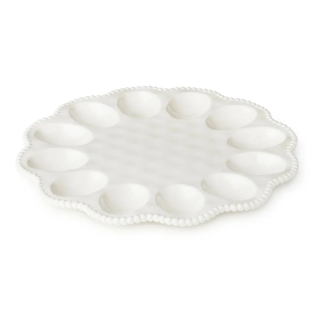 Perlette Cream Egg Plate 2