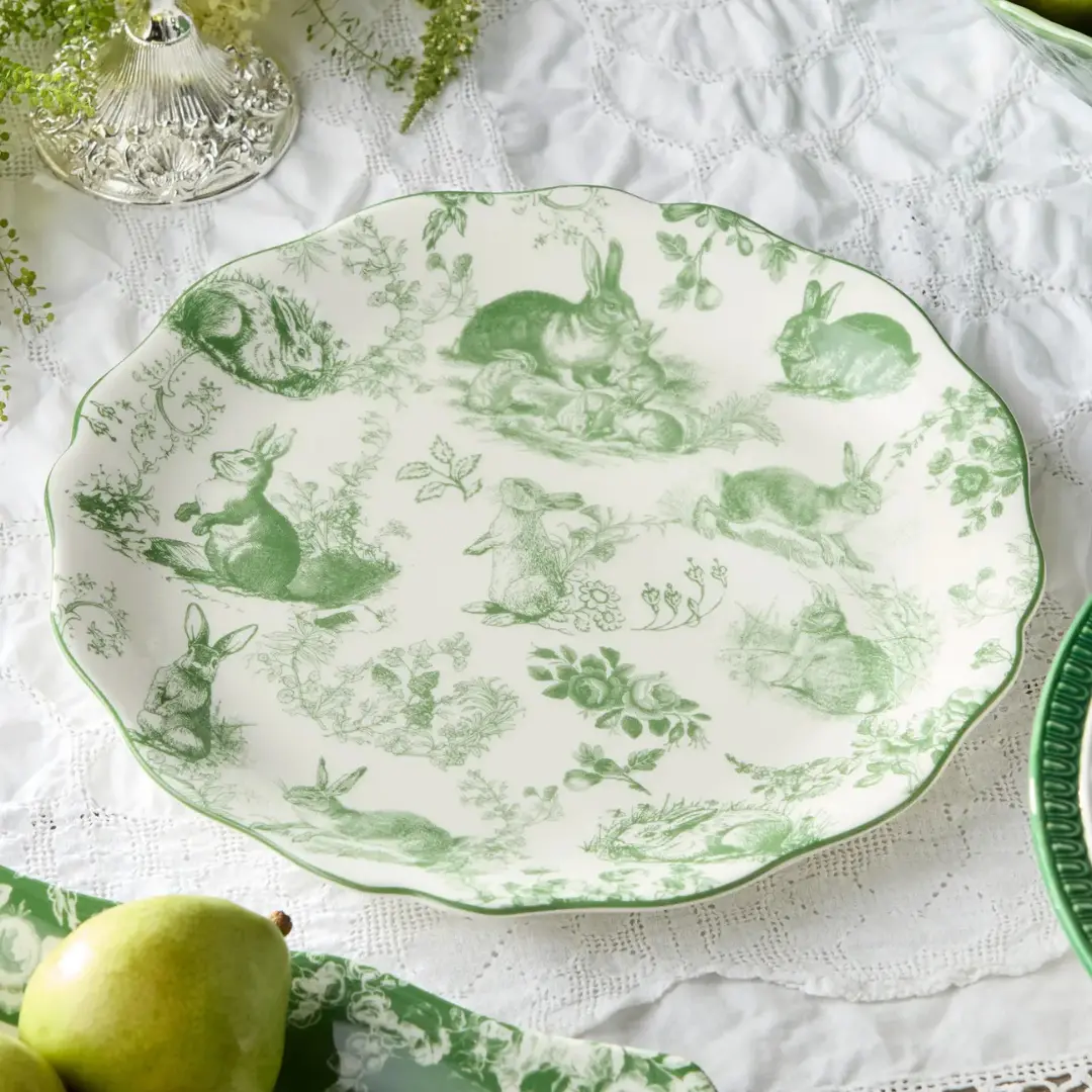 Le Jardin Round Platter 1