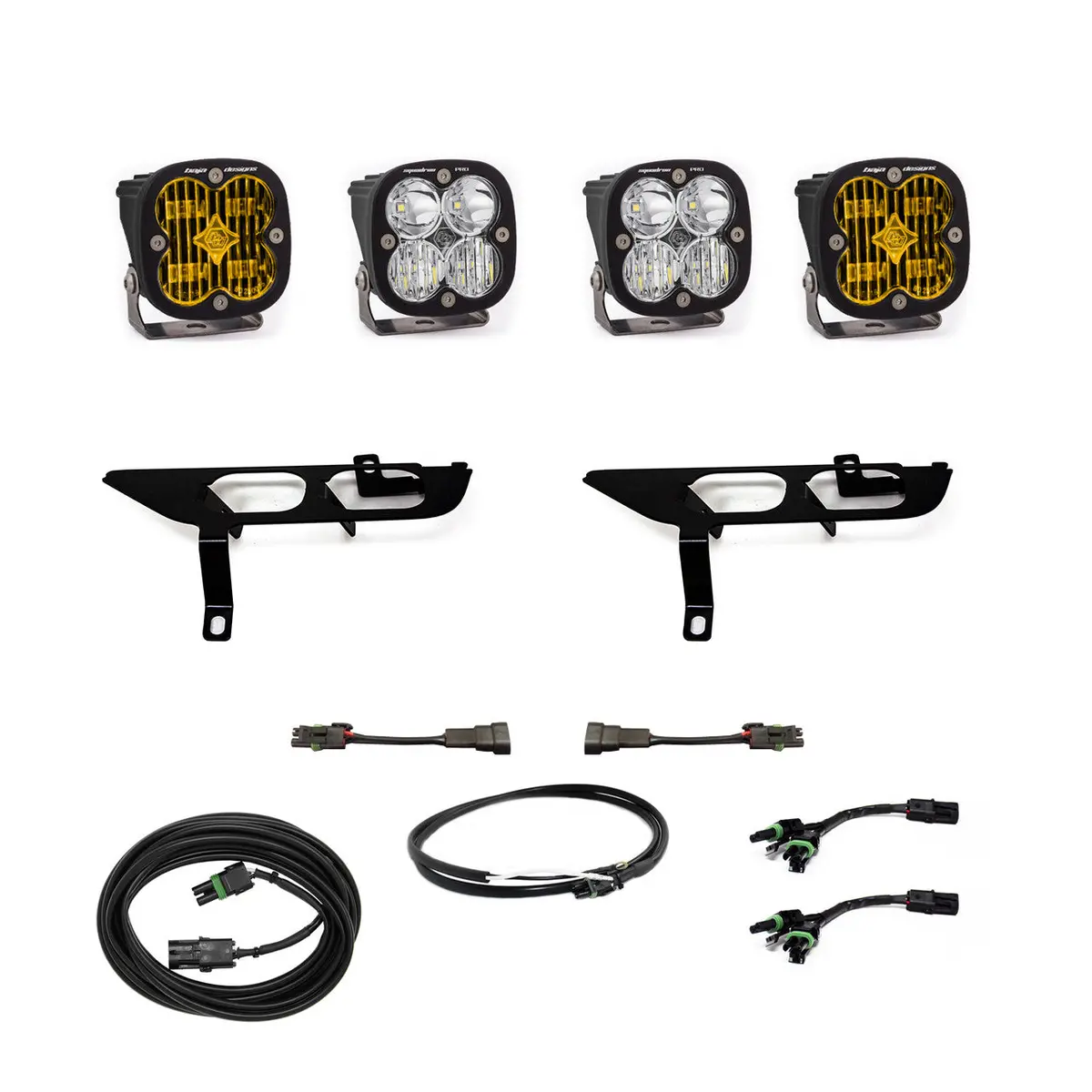 2021-2023 Ford F-150 Baja Designs Squadron Sae/Pro Fog Pocket Light Kit 2